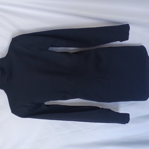 OQQ Sexy Bodycon Dress, ribbed, front zip, fits like medium, but sz says xl - Picture 4 of 5